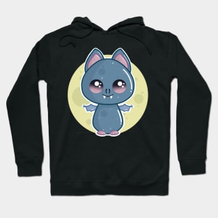 Little Cute Moon Bat Hoodie